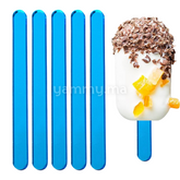 10 Bâtonnets de Glace en acrylique Réutilisables Bleu 11.5 cm